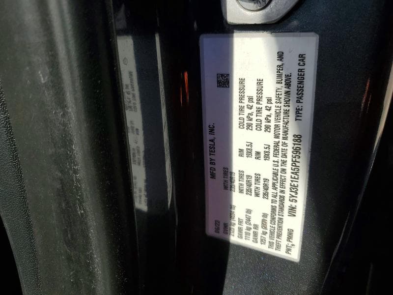 2023 TESLA MODEL 3 12