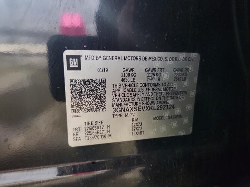 2019 CHEVROLET EQUINOX LS 13