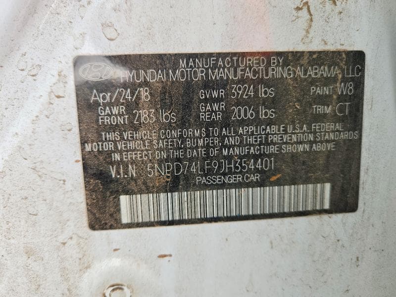 2018 HYUNDAI ELANTRA SE 12