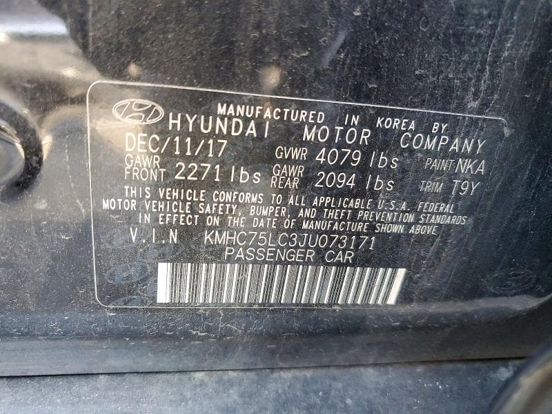 2018 HYUNDAI IONIQ SEL 12