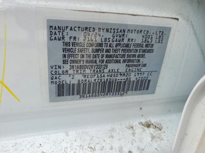 2024 NISSAN SENTRA SR 12