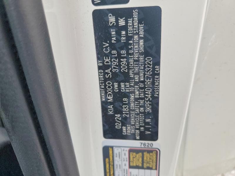 2024 KIA FORTE GT LINE 12
