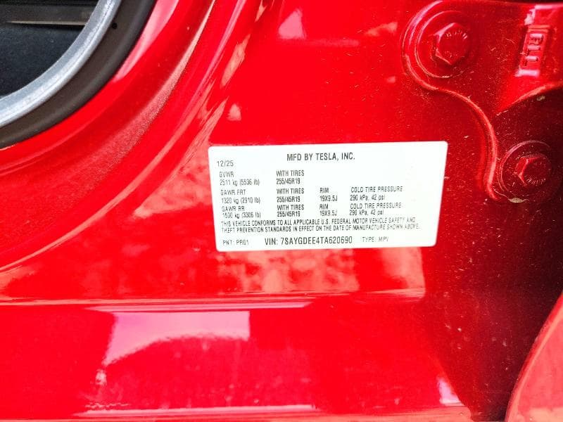 2026 TESLA MDL Y 12