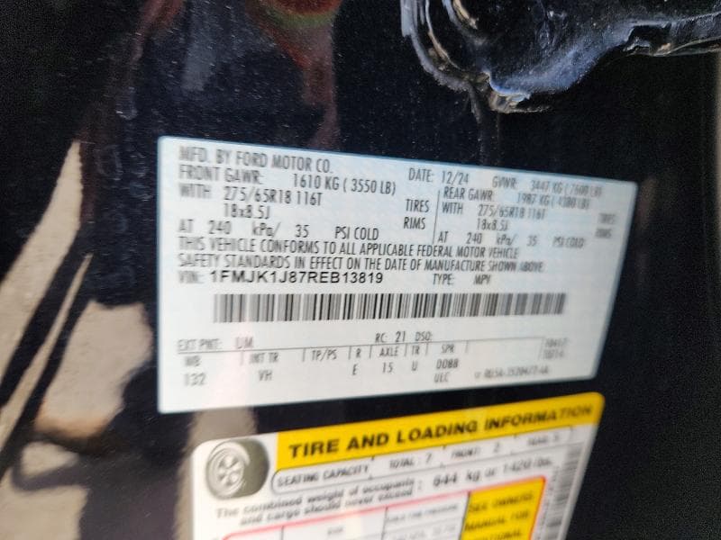 2024 FORD EXPEDITION MAX XLT 13