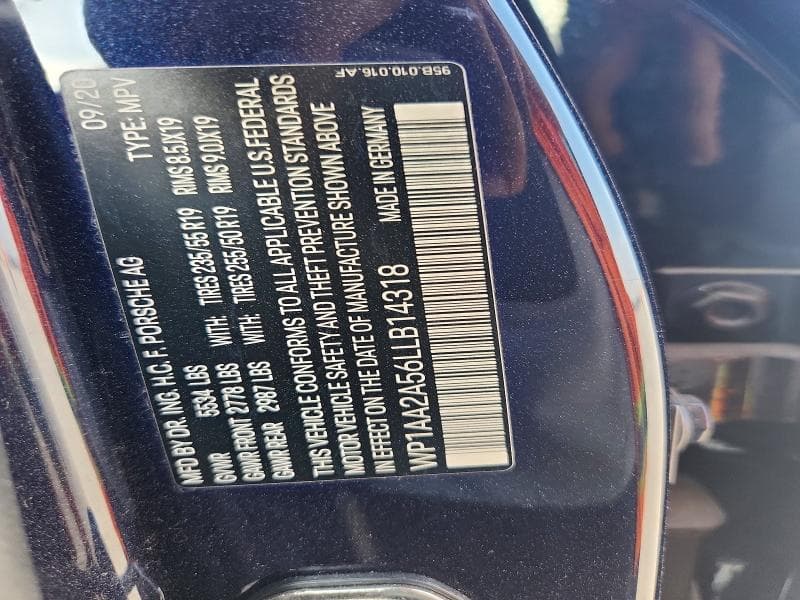2020 PORSCHE MACAN 13
