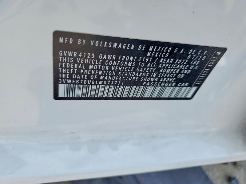 2020 VOLKSWAGEN JETTA SEL 12
