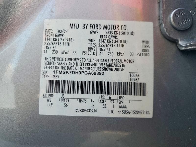 2023 FORD EXPLORER XLT 13