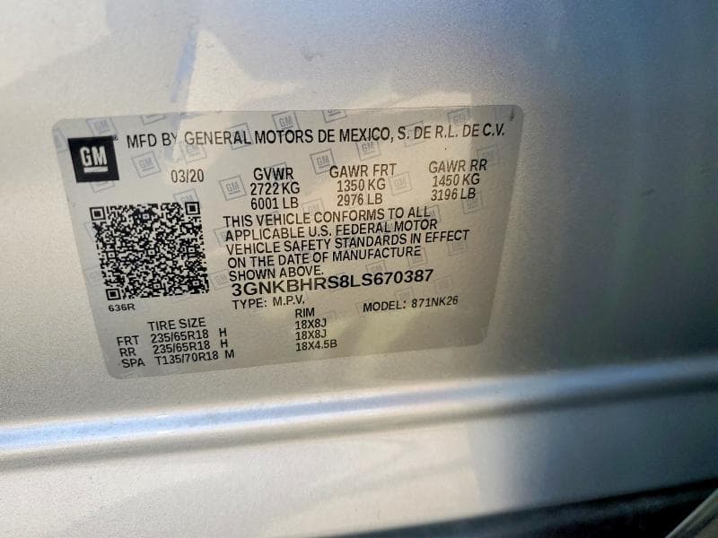 2020 CHEVROLET BLAZER 2LT 13