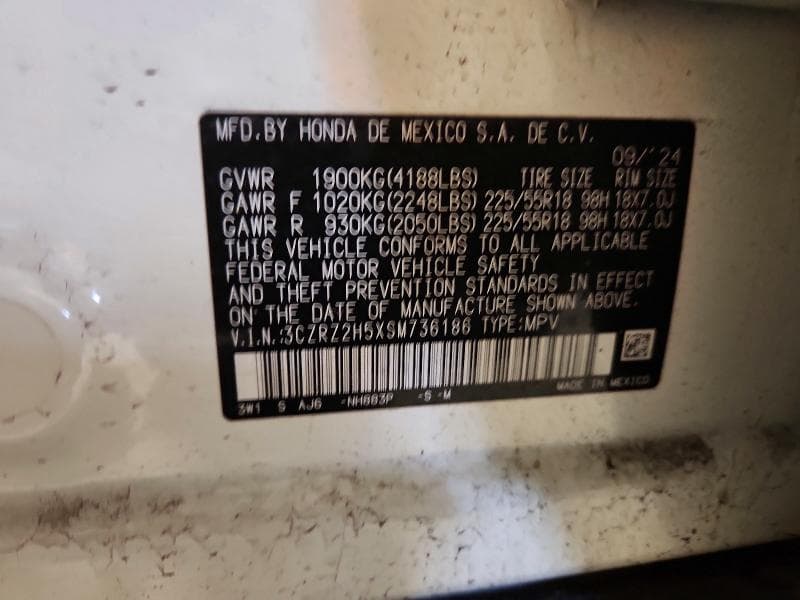 2025 HONDA HR-V SPORT 13