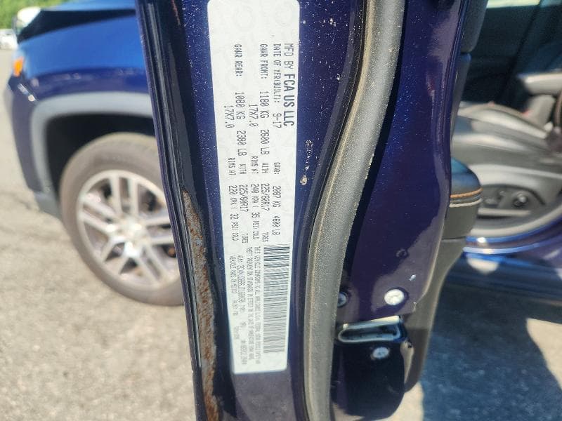 2018 JEEP COMPASS LONGITUDE NORTH LATITUDE 13