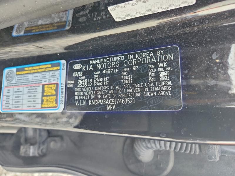 2018 KIA SPORTAGE LX 13