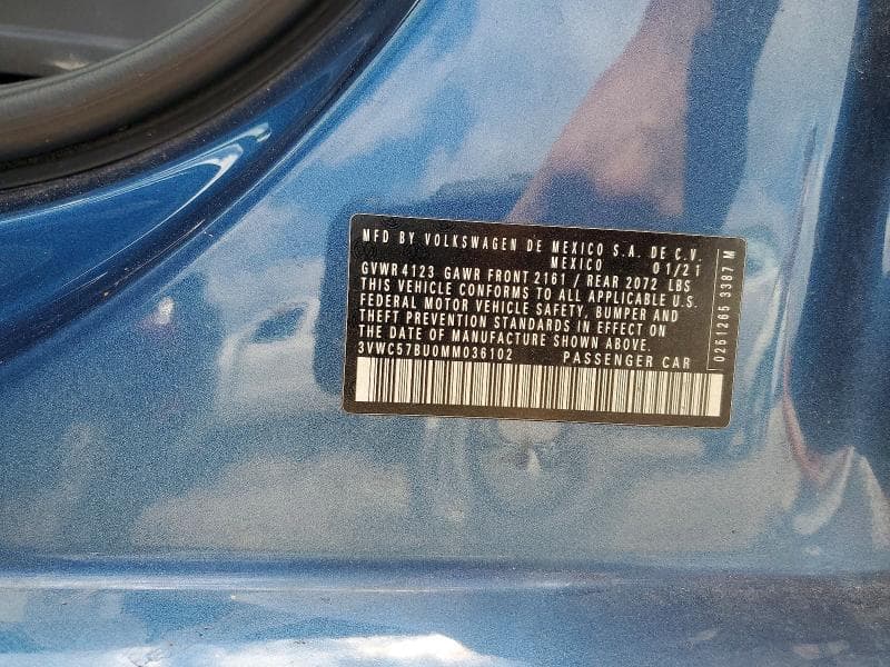 2021 VOLKSWAGEN JETTA S 12