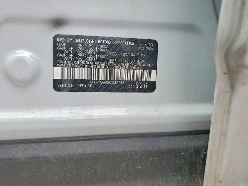 2024 MITSUBISHI ECLIPSE CROSS SE/SEL 13