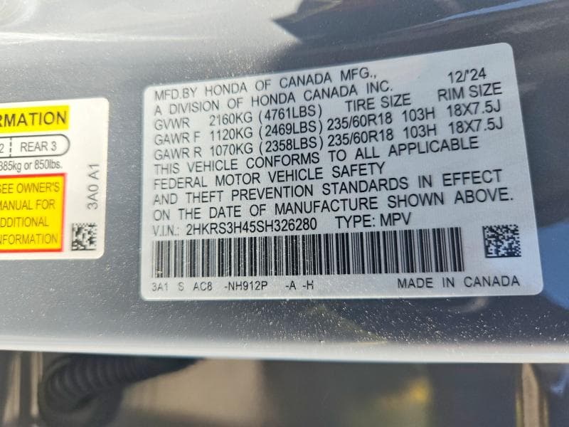 2025 HONDA CR-V EX 14