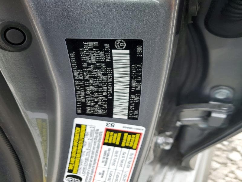 2026 TOYOTA CAMRY XSE 12