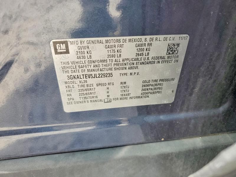 2018 GMC TERRAIN SLE 13