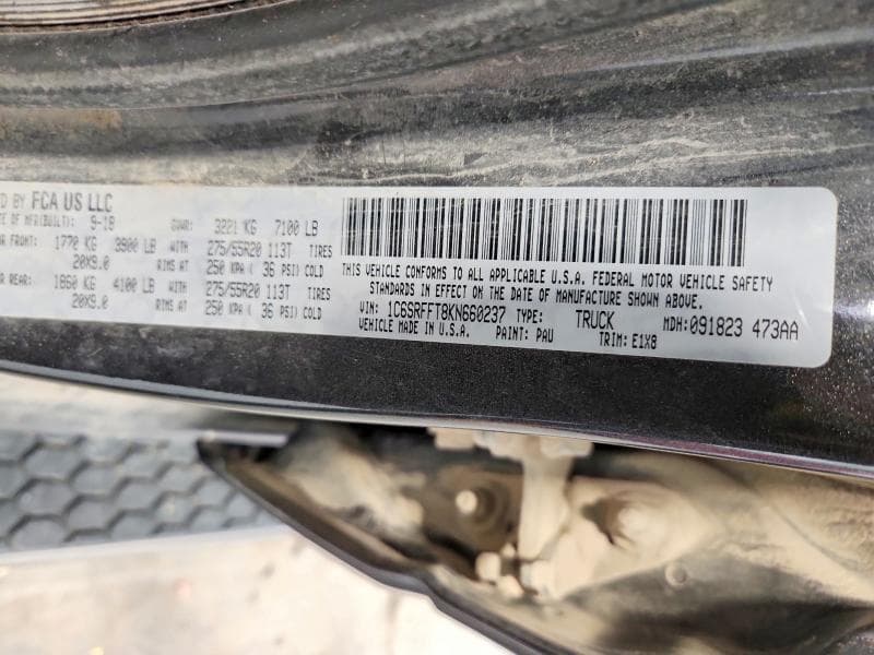 2019 RAM 1500 BIG HORN 12