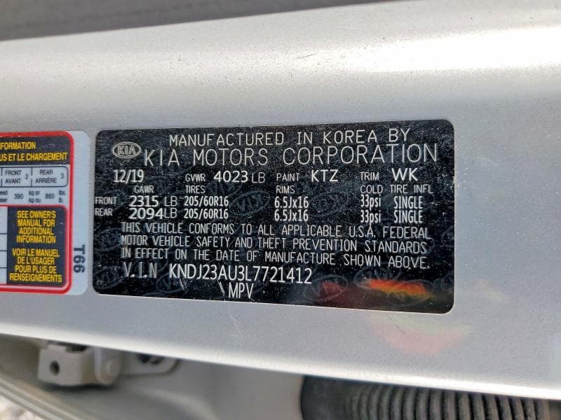 2020 KIA SOUL S 14
