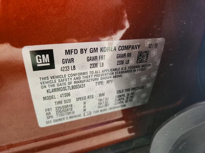 2020 BUICK ENCORE GX SELECT 13
