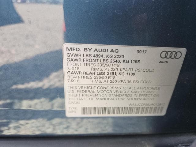 2018 AUDI Q3 PREMIUM PLUS 13