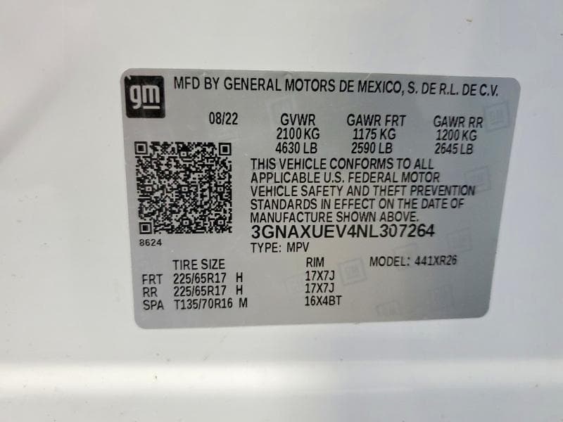 2022 CHEVROLET EQUINOX LT 13