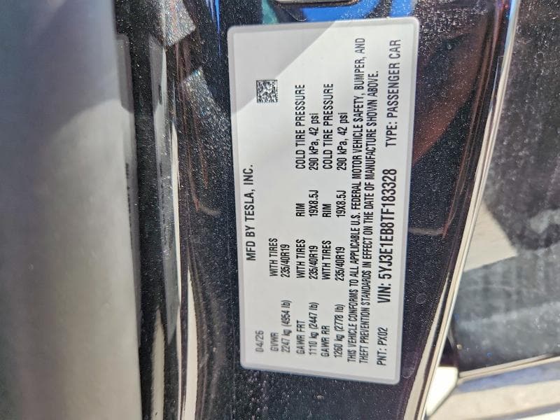 2026 TESLA MODEL 3 13