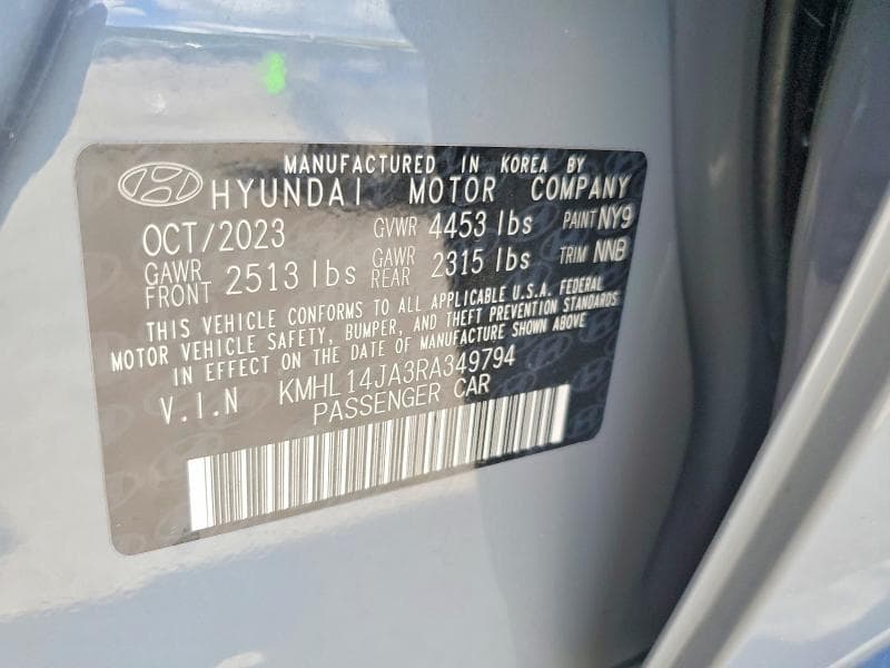 2024 HYUNDAI SONATA SEL 12