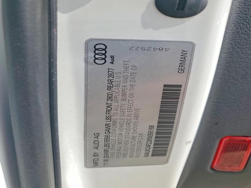 2019 AUDI A6 PREMIUM 12
