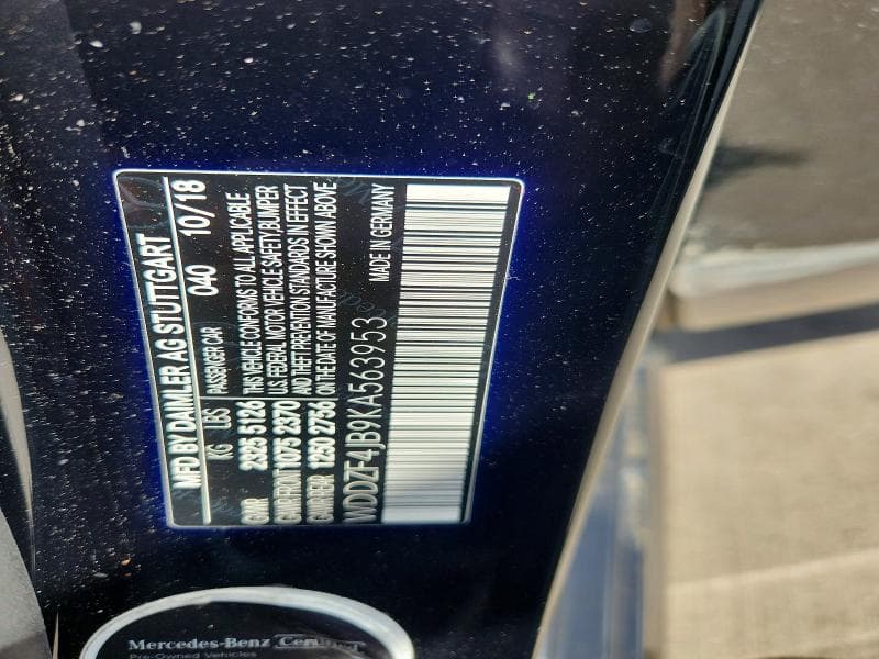2019 MERCEDES-BENZ E 300 12