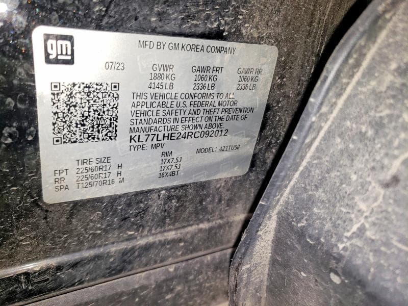 2024 CHEVROLET TRAX 1LT 13