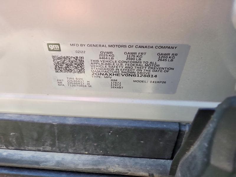 2022 CHEVROLET EQUINOX LS 13