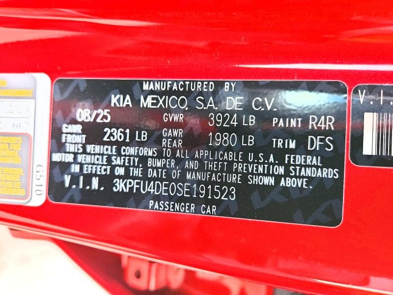 2025 KIA K4 EX 13