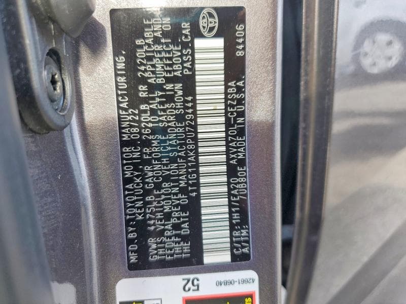 2023 TOYOTA CAMRY SE 12
