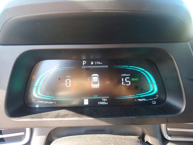 2025 HYUNDAI ELANTRA HYBRID BLUE 9