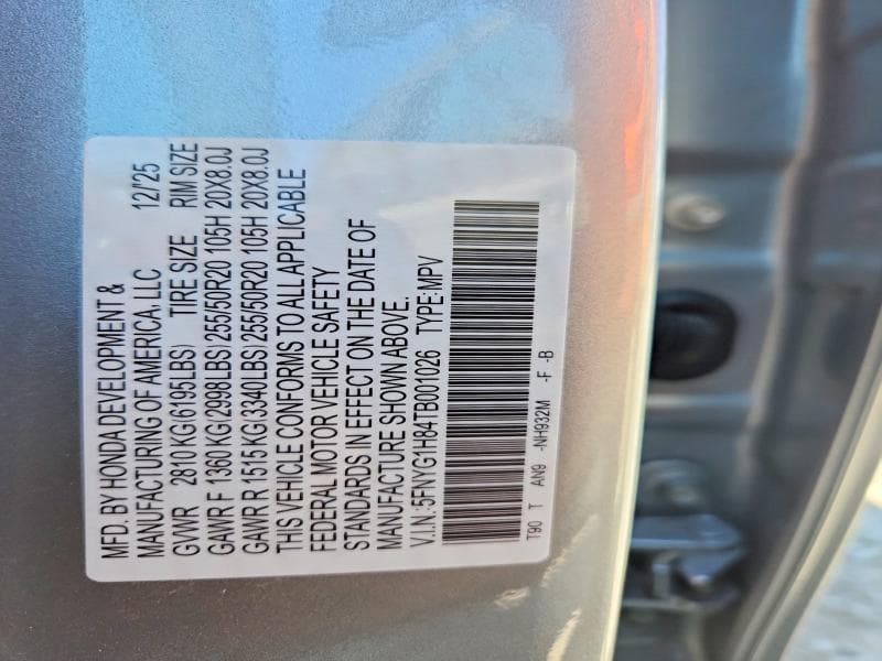 2026 HONDA PILOT ELITE 13