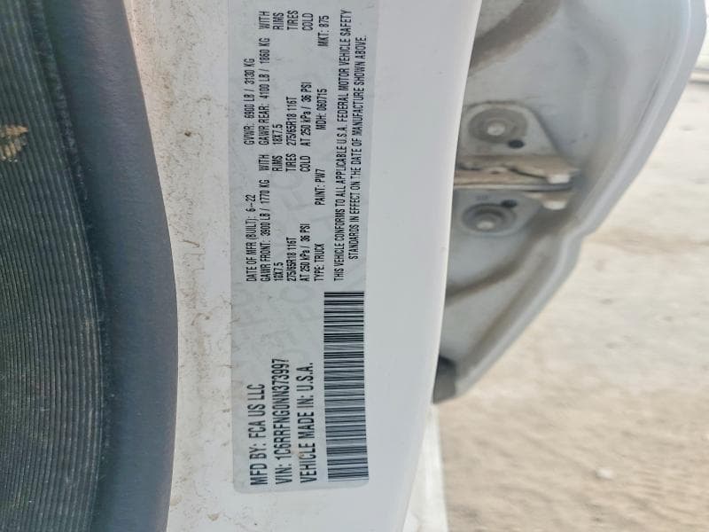 2022 RAM 1500 TRADESMAN 12