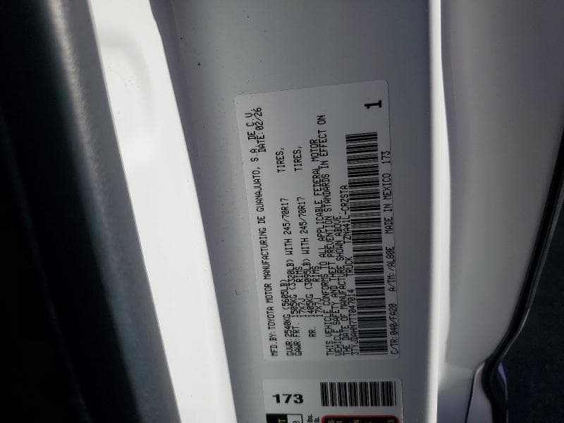 2026 TOYOTA TACOMA SR 12