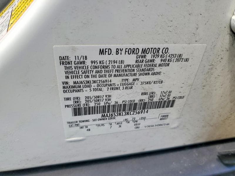 2019 FORD ECOSPORT TITANIUM 12