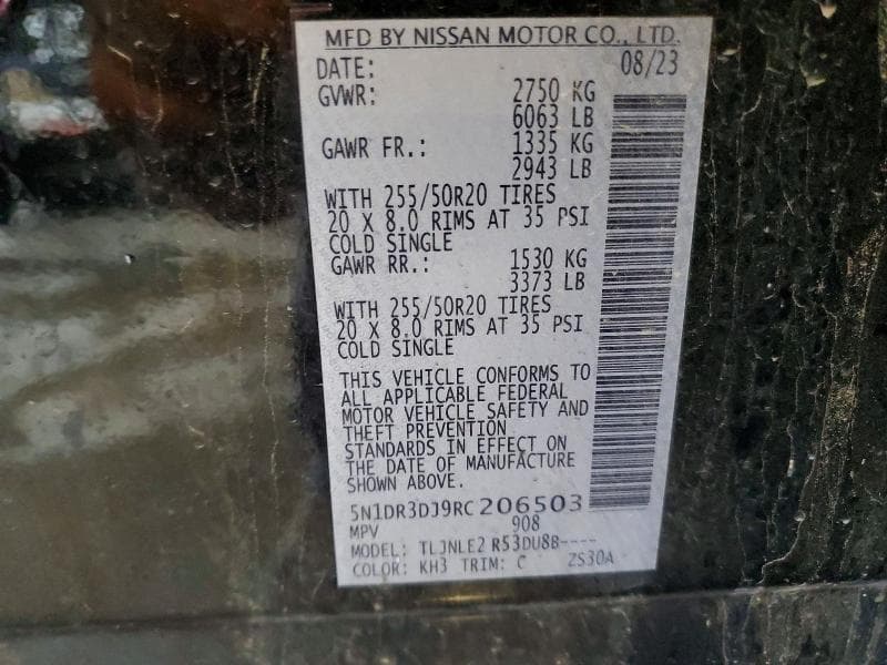 2024 NISSAN PATHFINDER PLATINUM 13