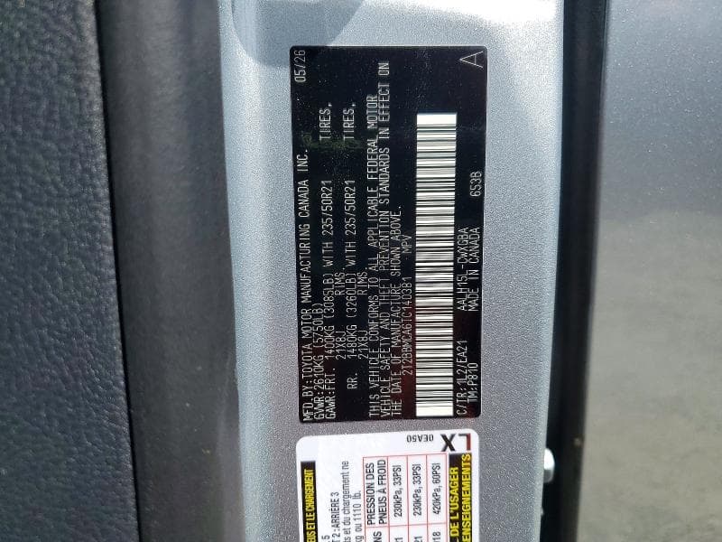 2026 LEXUS RX 350H PREMIUM 12
