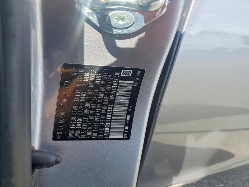 2017 HONDA ACCORD HYBRID EXL 12
