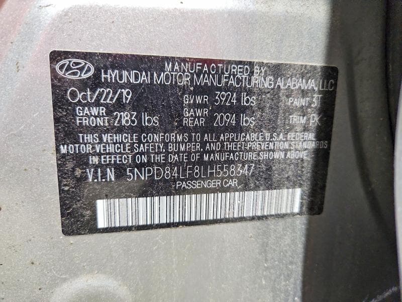 2020 HYUNDAI ELANTRA VALUE EDITION 13