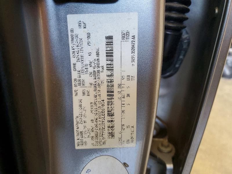 2020 FORD F250 SUPER DUTY 12