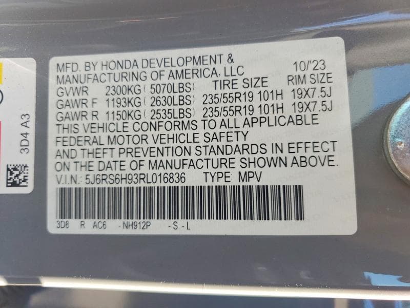 2024 HONDA CR-V SPORT TOURING 13