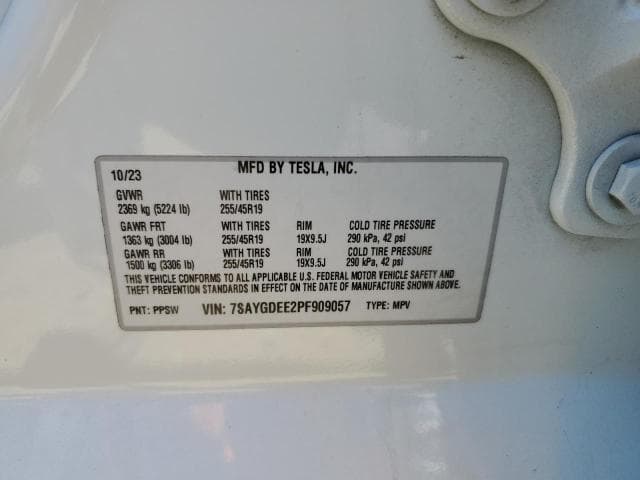 2023 TESLA MODEL Y 13