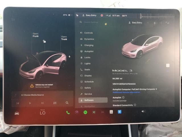 2020 TESLA MODEL 3 9