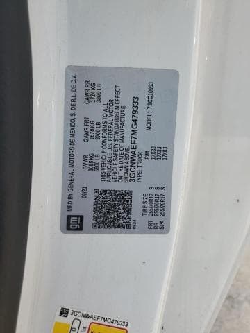 2021 CHEVROLET SILVERADO C1500 12