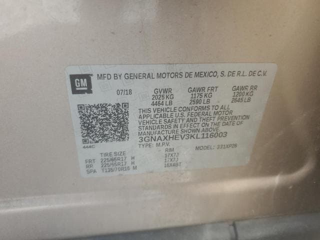 2019 CHEVROLET EQUINOX LS LS 13