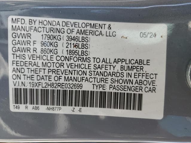2024 HONDA CIVIC SPORT 12