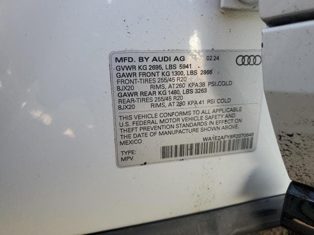 2024 AUDI Q5 E PREMIUM PLUS 55 12